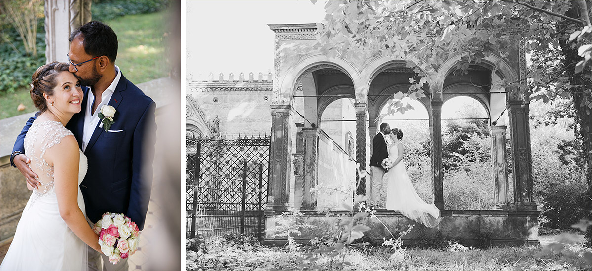 Brautpaarfotos aufgenommen von Hochzeitsfotografin Berlin im Park von Schloss Glienicke © Hochzeit Berlin www.hochzeitslicht.de