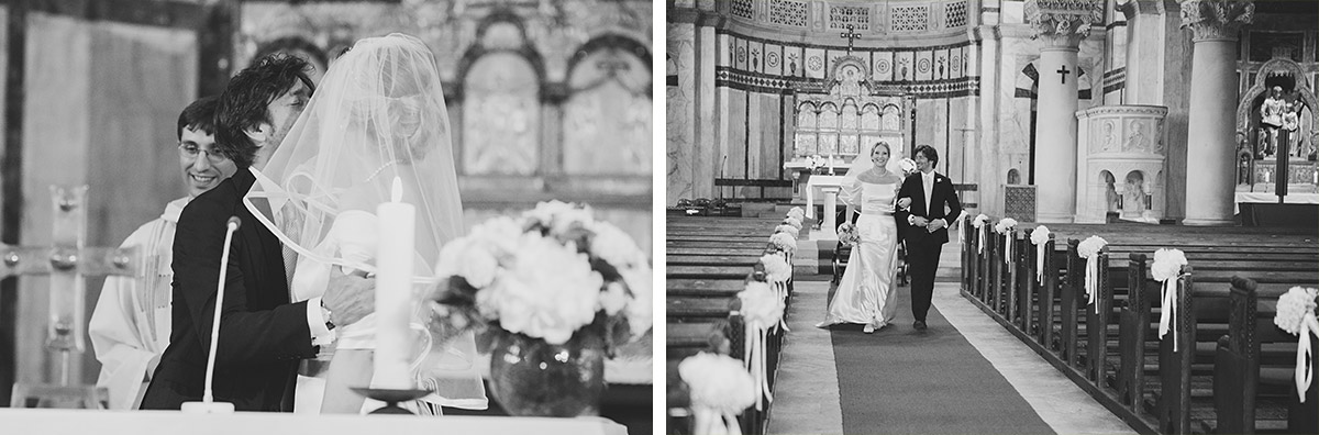 Hochzeitsfotos bei kirchlicher Trauung während deutsch-italienischer Hochzeit im Soho House Berlin - Soho House Berlin Hochzeitsfotograf © www.hochzeitslicht.de