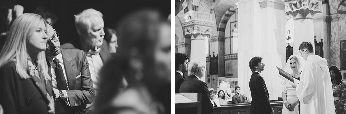 Hochzeitsreportagefotos von kirchlicher Trauung in Herz Jesu Kirche bei Soho House Berlin Hochzeit - Soho House Berlin Hochzeitsfotograf © www.hochzeitslicht.de