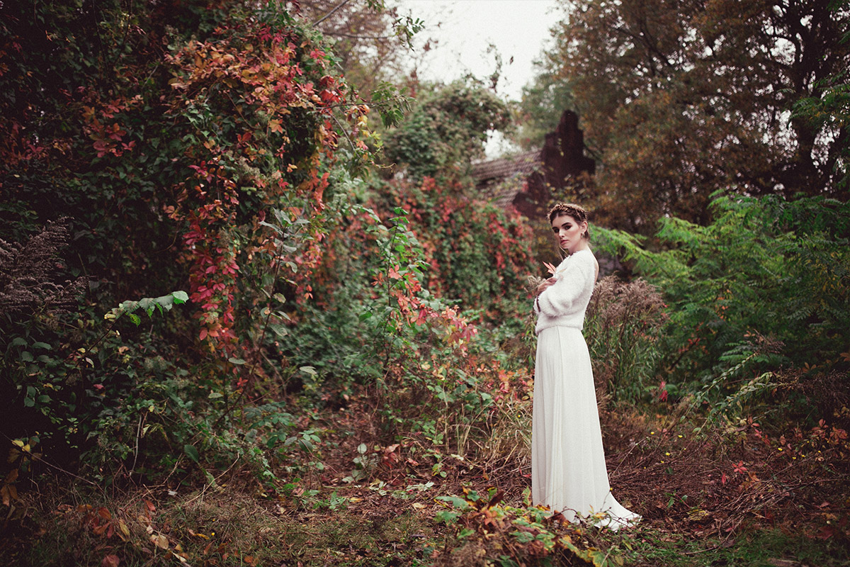 Editorial Brautmoden Fotoshoot - Herbst Hochzeit Berlin Hochzeitsfotograf © www.hochzeitslicht.de