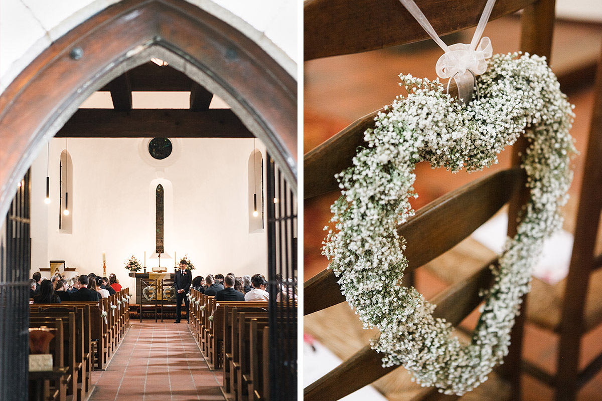 kirchliche Trauung in Alter Dorfkirsche Tempelhof - Berlin Hochzeitsfotograf © www.hochzeitslicht.de