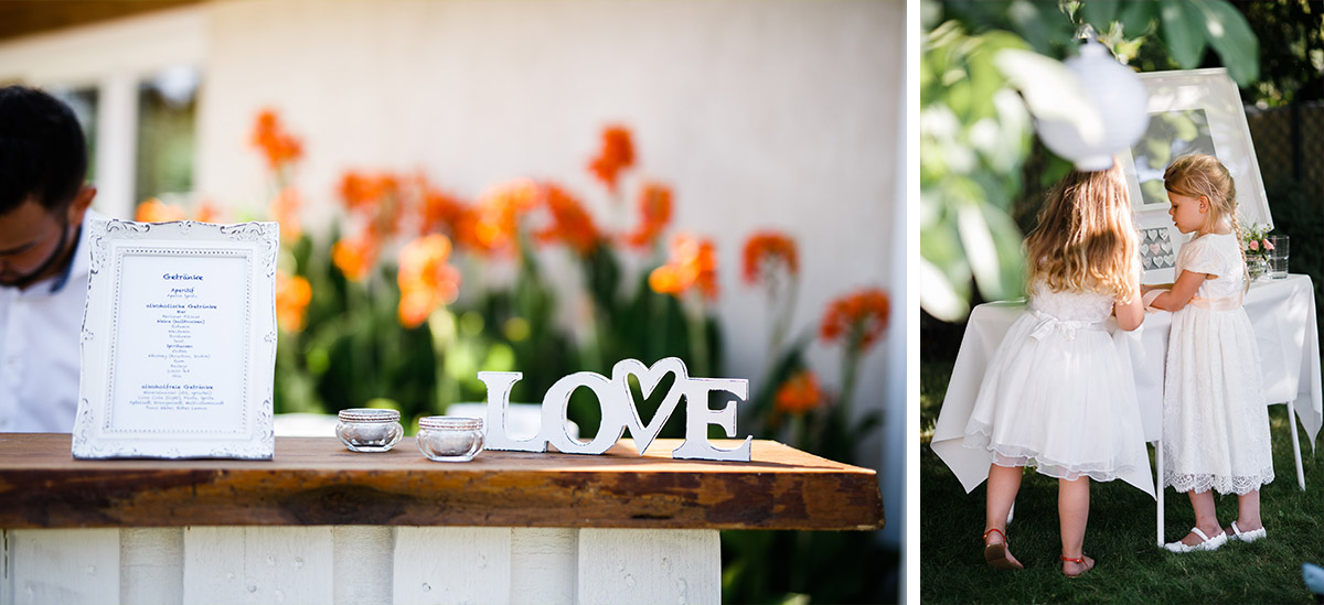 DIY Getränke Bar - Gartenhochzeit Berlin Hochzeitsfotograf © www.hochzeitslicht.de