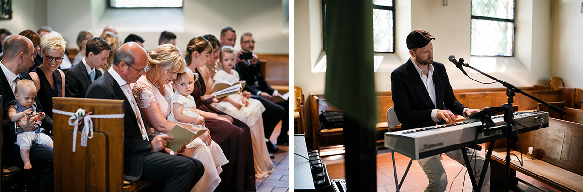 Hochzeitsreportage Trauungszeremonie Dorfkirche Rudow - Gartenhochzeit Berlin Hochzeitsfotograf © www.hochzeitslicht.de