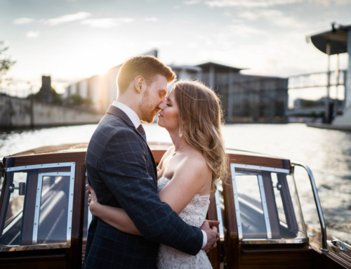 Couplefotoshooting Berlin auf Boot