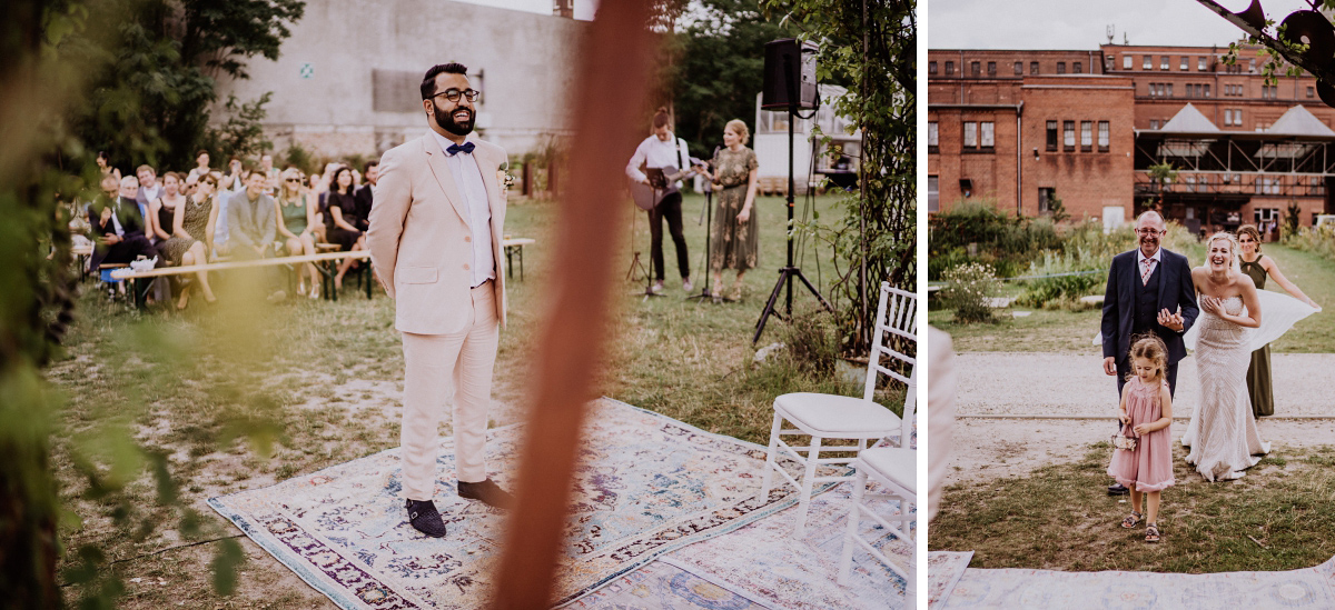 freie Trauung Garten Berlin - Persische Boho-Chic Hochzeit in der Malzfabrik Berlin von Hochzeitsfotografin aus Berlin Friedrichshain © www.hochzeitslicht.de #hochzeitslicht