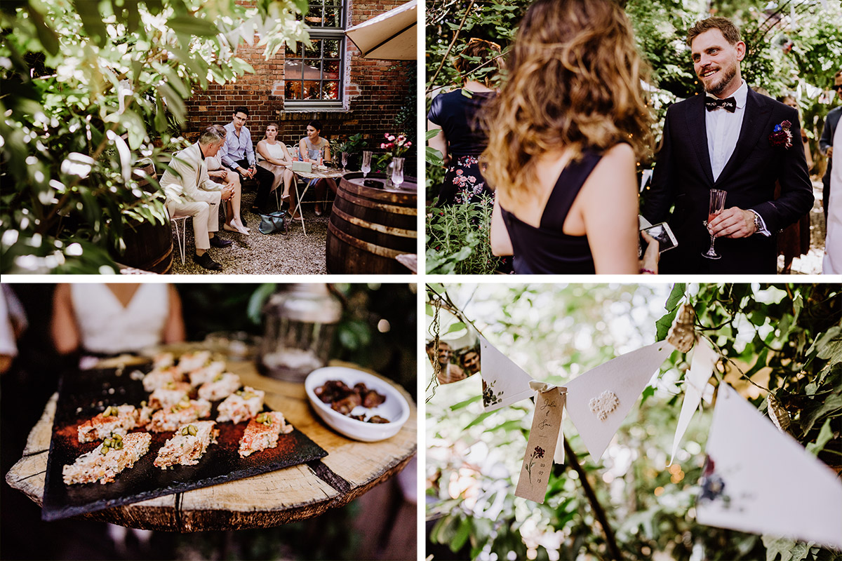 Gartenhochzeit Berlin - Hochzeit Berlin Friedrichshain in Hochzeitslocation Old Smithy's Dizzle von Boho Hochzeitsfotograf © www.hochzeitslicht.de #hochzeitslicht