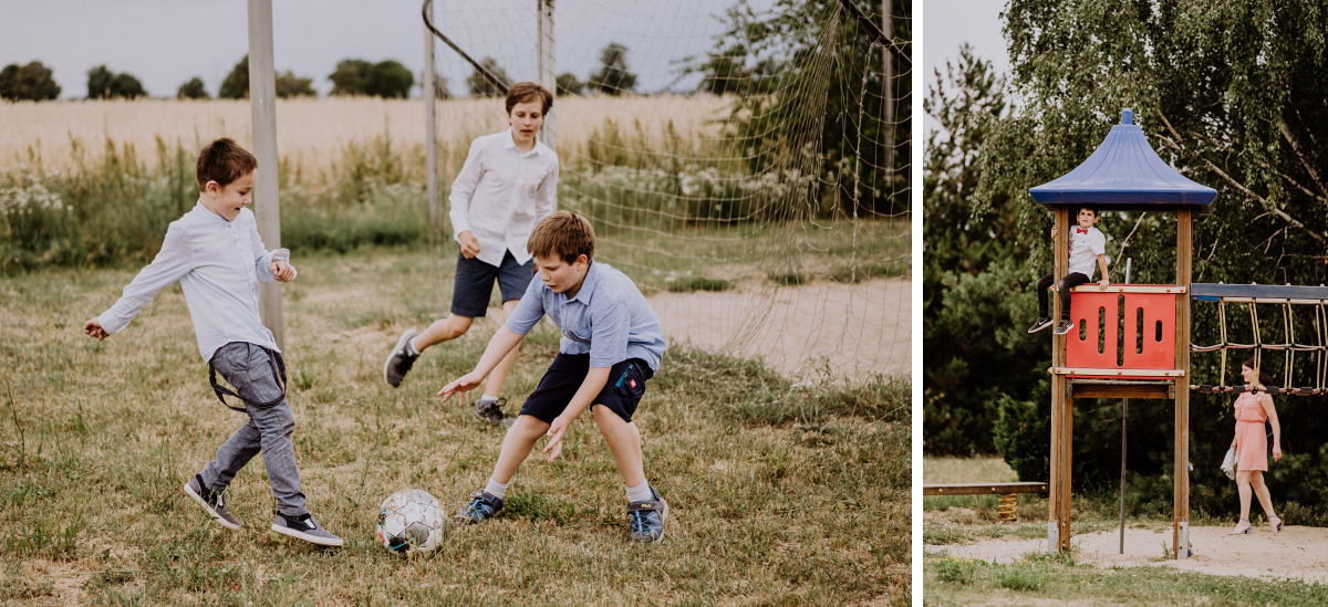 Idee Unterhaltung Kinder Hochzeit Fußball Spielplatz - Scheunenhochzeit in Brandenburg - freie Trauung Kulturscheune Thyrow von Hochzeitsfotograf Berlin © www.hochzeitslicht.de #hochzeitslicht