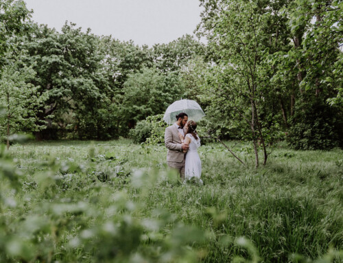 Standesamtliche Hochzeit in Berlin Neukölln bei Regen