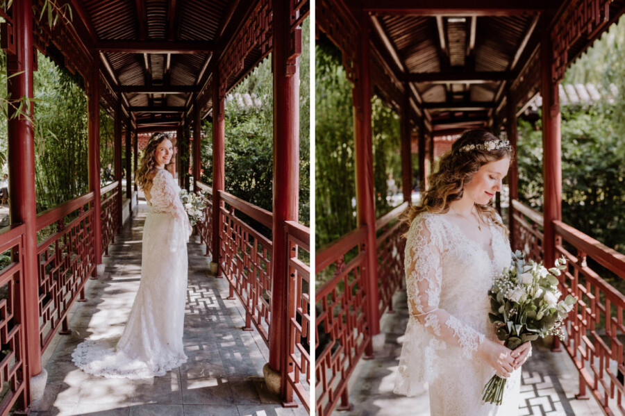 Hochzeit im Standesamt Berlin Gärten der Welt Chinesischer Garten