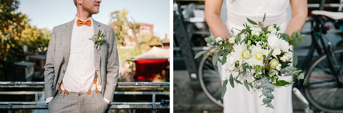 moderne Hochzeitsfotos Brautpaar angeschnitten - Oberhafenkantine Berlin Hochzeit am Wasser, urbane Garten DIY-Hochzeit von Hochzeitsfotograf Berlin © www.hochzeitslicht.de #hochzeitslicht