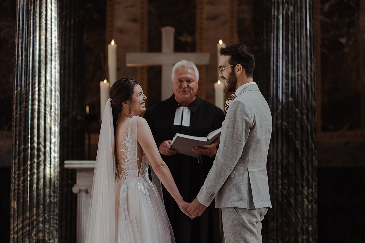 Hochzeit in evangelischer Friedenskirche