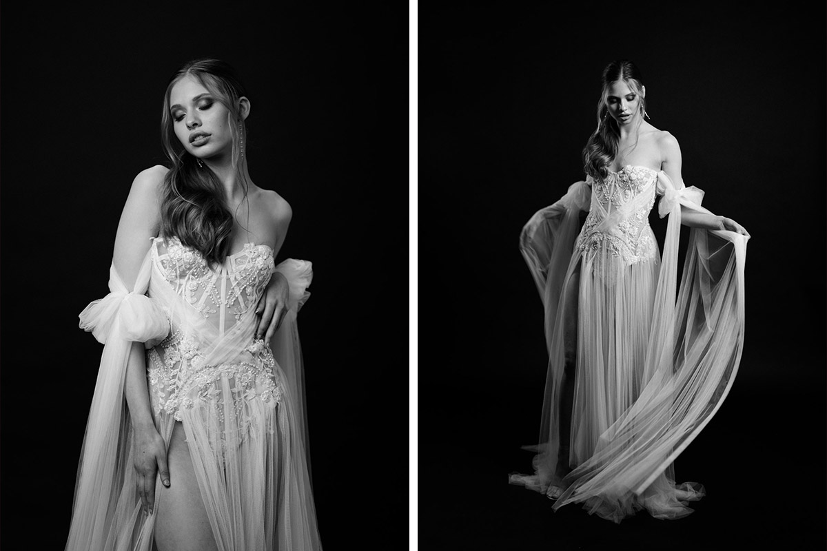 wedding and fashion photographer Berlin shows Ritual Unions wedding dresses